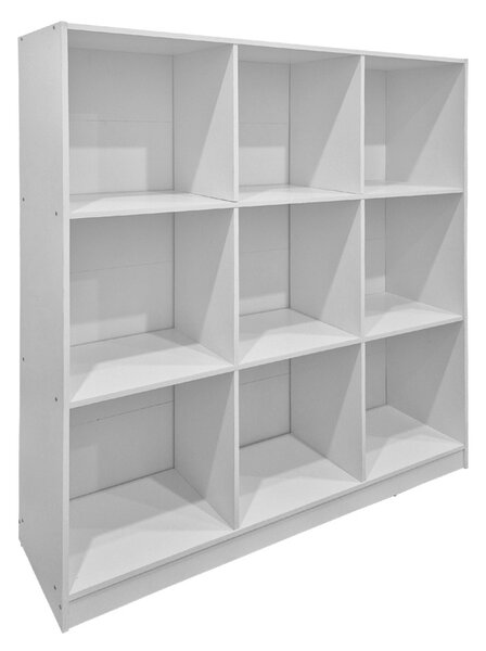 Biblioteca, Gridea, Alb, 30x119.5x121 cm