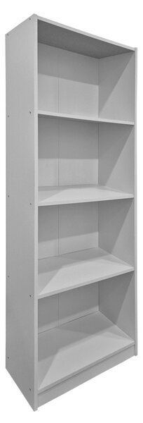 Biblioteca, Kendy, Alb, 30x60x167 cm