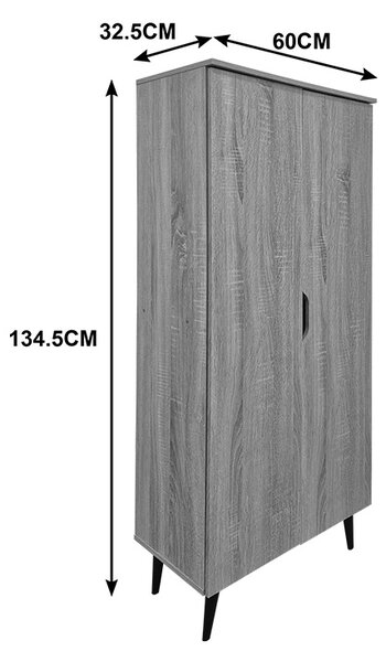 Pantofar, Oufelia, Stejar, 32.5x60x134.5 cm