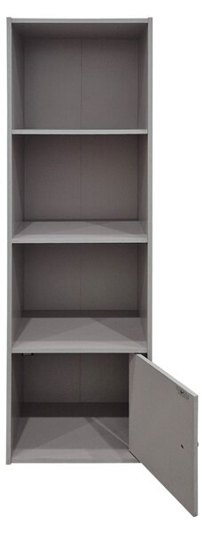 Biblioteca, Lenobia, Gri, 24x30.5x95 cm