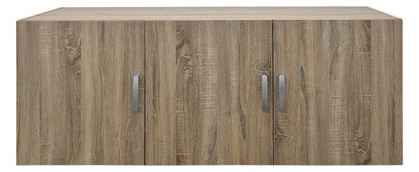 Dulap cu 3 usi, Alvia, Stejar, 51x150x60 cm