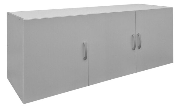 Dulap cu 3 usi, Alvia, Alb, 51x150x60 cm