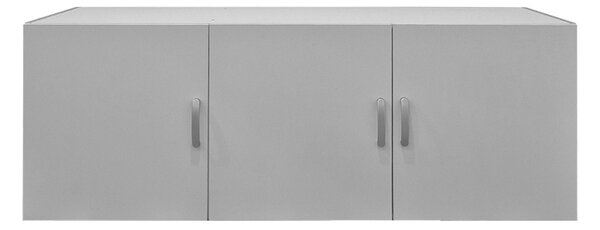 Dulap cu 3 usi, Alvia, Alb, 51x150x60 cm