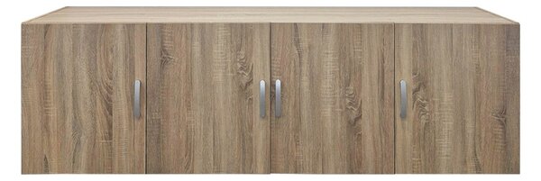 Dulap cu 3 usi, Alvia, Stejar, 51x200x60 cm