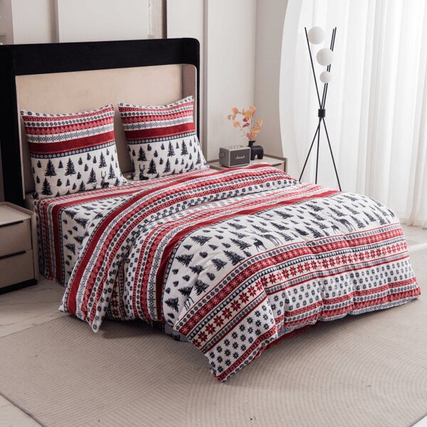 Lenjerie de pat din microfibra TWINKLE CHRISTMAS colorata Dimensiune lenjerie de pat: 70 x 90 cm | 140 x 200 cm