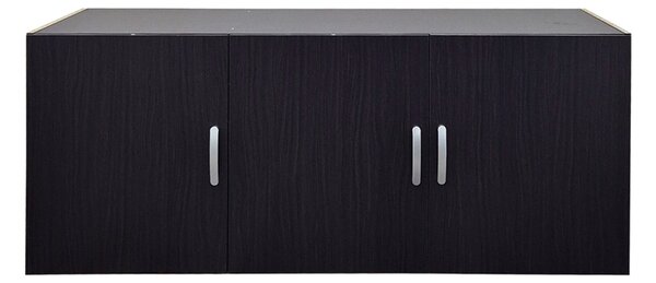 Dulap cu 3 usi, Alvia, Wenge, 51x150x60 cm