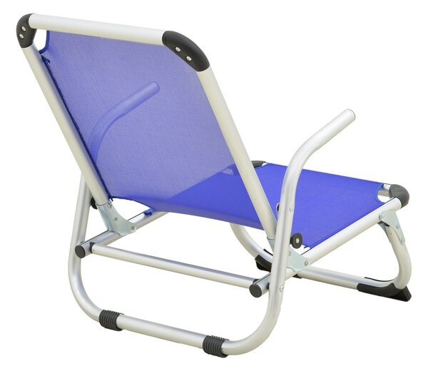 Scaun de plaja cu Spatar Inalt, Playa, Albastru, 72x54x63 cm