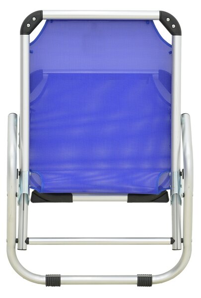Scaun de plaja cu Spatar Inalt, Playa, Albastru, 72x54x63 cm
