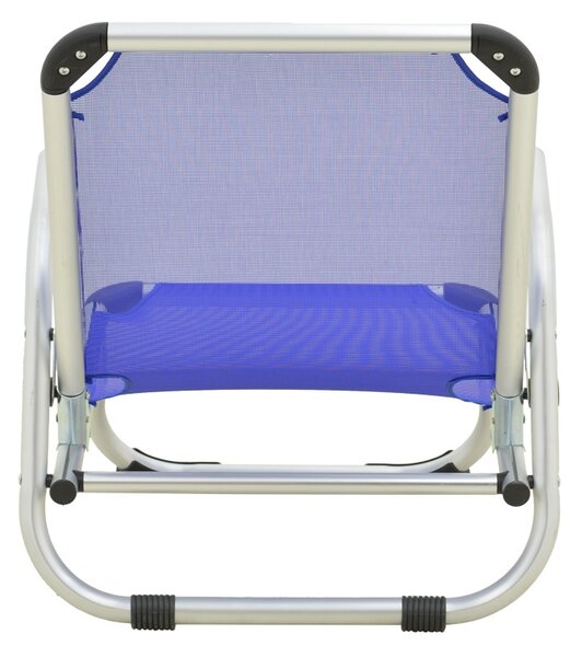 Scaun de plaja cu Spatar Inalt, Playa, Albastru, 72x54x63 cm