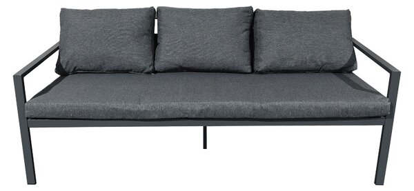 Set 4 bucati de gradina, Gardenly, Gri inchis, 68.5x175x72 cm