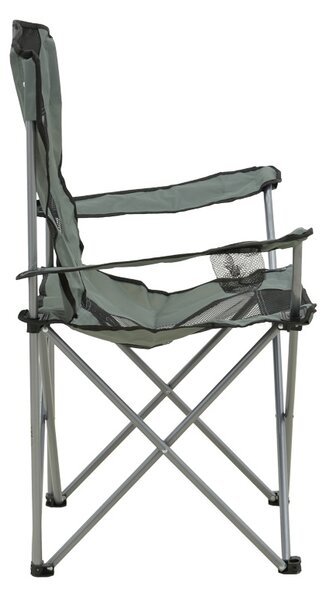 Scaun de plaja Camping, Pesca, Gri, 55x55x95 cm