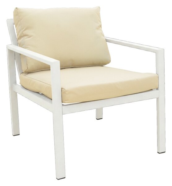 Set 4 bucati de gradina, Gardenly, Alb, 68.5x175x72 cm