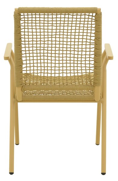 Scaun stivuibil, Weave, Bej, 63x57x86 cm