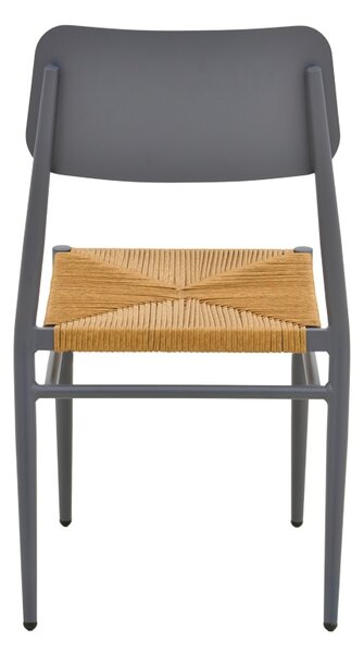 Scaun Stivuibil, Giardino, Antracit, 56x45x82 cm