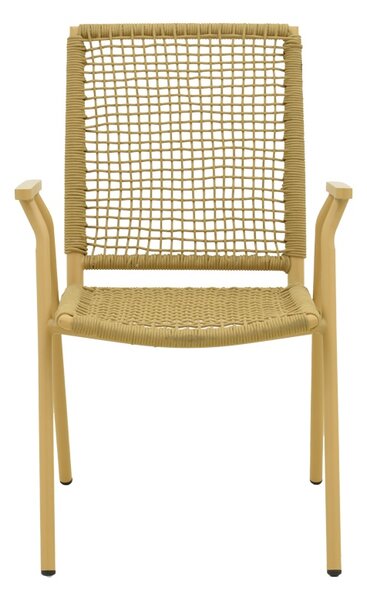 Scaun stivuibil, Weave, Bej, 63x57x86 cm
