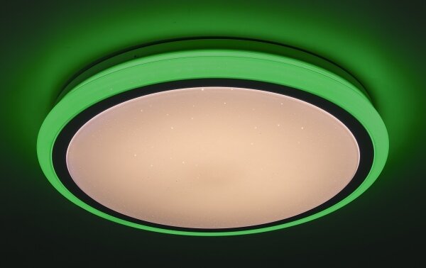 Rabalux 1510 - Pafonieră LED dimmabilă cu telecomandă LEONIE RGB LED/32W/230V