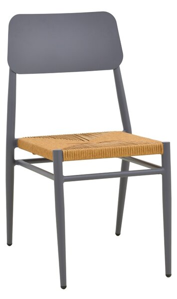 Scaun Stivuibil, Giardino, Antracit, 56x45x82 cm