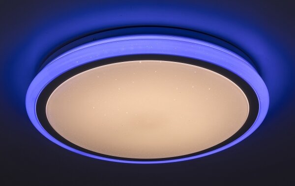 Rabalux 1510 - Pafonieră LED dimmabilă cu telecomandă LEONIE RGB LED/32W/230V