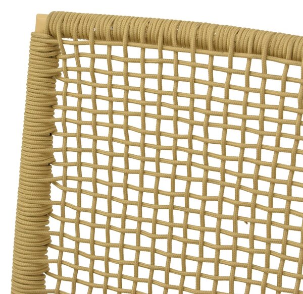 Scaun stivuibil, Weave, Bej, 63x57x86 cm