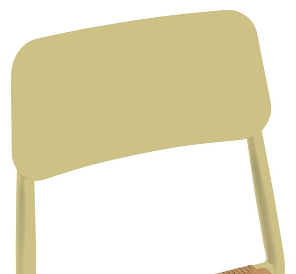 Scaun stivuibil, Giardino, Bej, 56x45x82 cm