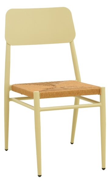 Scaun stivuibil, Giardino, Bej, 56x45x82 cm