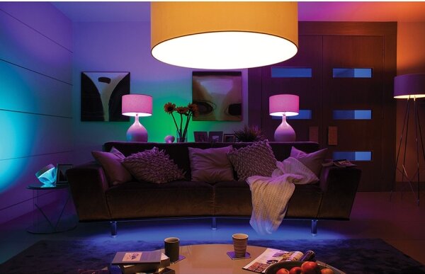 SET 2x LED Bec dimmabil Philips Hue WHITE AND COLOR AMBIANCE E27/9W/230V 2000-6500K