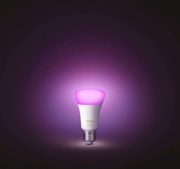 SET 2x LED Bec dimmabil Philips Hue WHITE AND COLOR AMBIANCE E27/9W/230V 2000-6500K