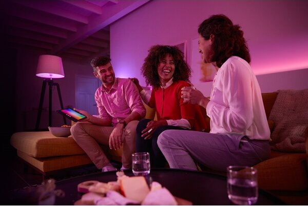 SET 2x LED Bec dimmabil Philips Hue WHITE AND COLOR AMBIANCE E27/9W/230V 2000-6500K