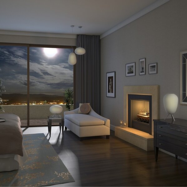 Immax NEO 07066L - Candelabru LED RGBW reglabil COCONO 1xE27/8,5W/24 cm