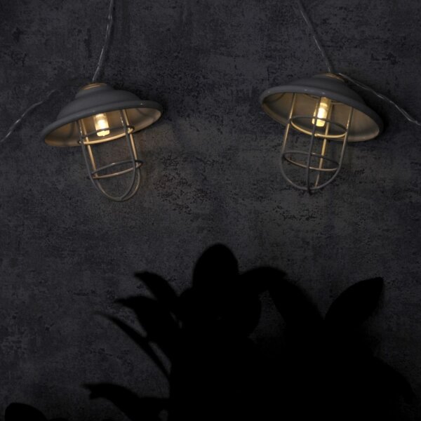 LED Iluminat decorativ exterior LOFT 10xLED/2xAA
