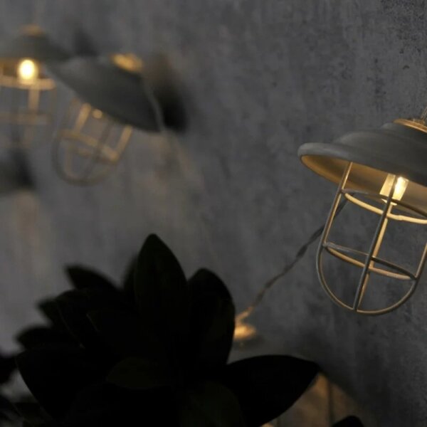 LED Iluminat decorativ exterior LOFT 10xLED/2xAA