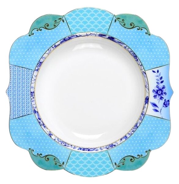 Farfurie adâncă din porțelan, Pip Studio, 23.5cm, colecția Royal Multi