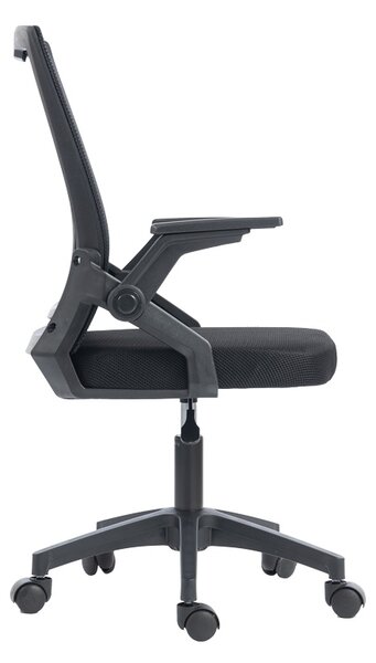 Scaun de birou, Penza, Negru, 58x48x102 cm