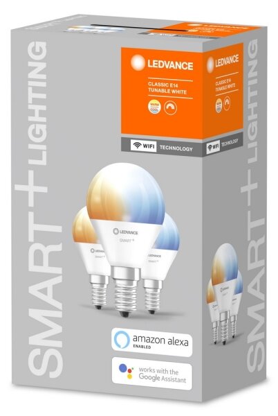SET 3x Bec de iluminat cu LED SMART + E14/5W/230V 2700K-6500K - Ledvance