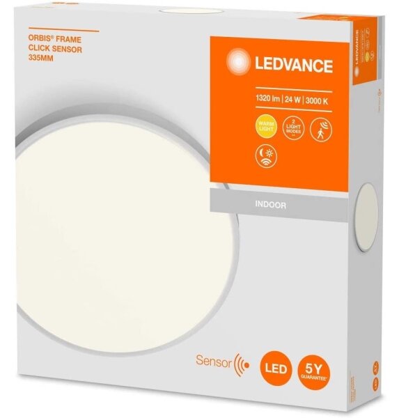 Ledvance - Plafonieră LED ORBIS cu senzor LED/24W/230V 3000K