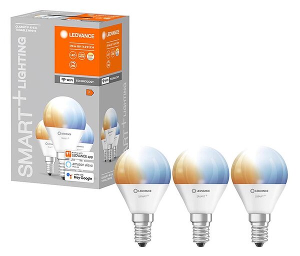 SET 3x Bec de iluminat cu LED SMART + E14/5W/230V 2700K-6500K - Ledvance