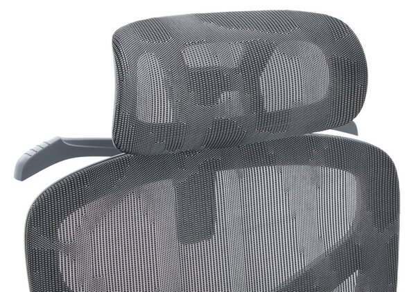 Scaun de birou, Vigo, Gri, 70x52x124 cm