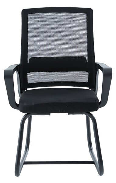 Scaun de birou, Palma, Negru, 52x46x94 cm