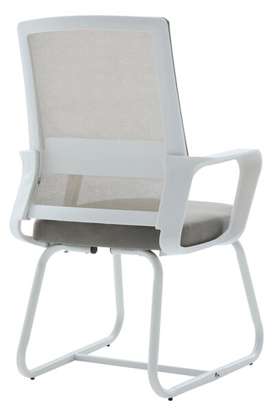Scaun de birou, Palma, Alb, 52x46x94 cm