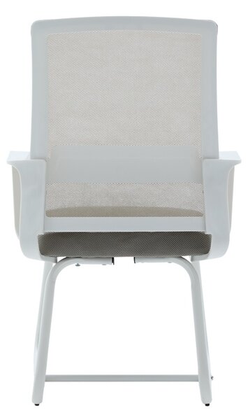 Scaun de birou, Palma, Alb, 52x46x94 cm