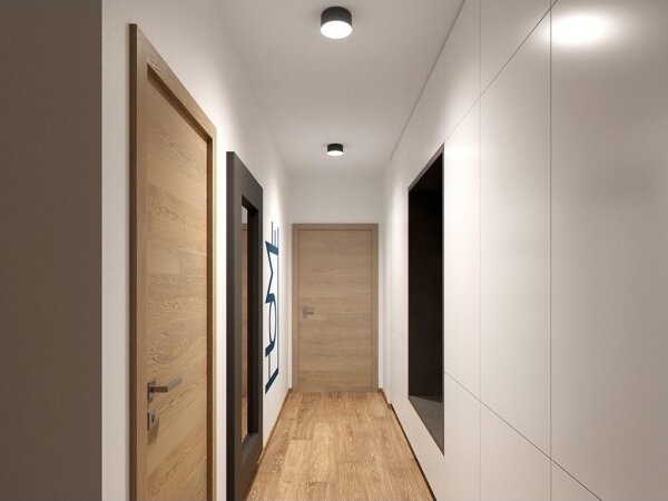 Plafonieră LED LED2 BUTTON LED/17W/230V antracit