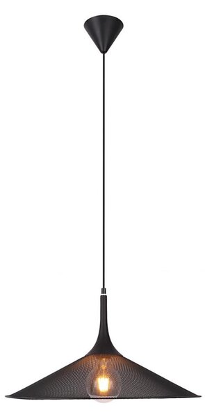 Lustră pe cablu KIRUNA 1xE27/40W/230V d. 50 cm neagră