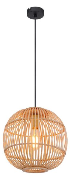 Lustră pe cablu HILDEGARD 1xE27/60W/230V bambus Globo 15368H