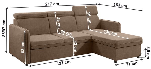Colțar extensibil Atres (enjoy new 37) (S). 1092144
