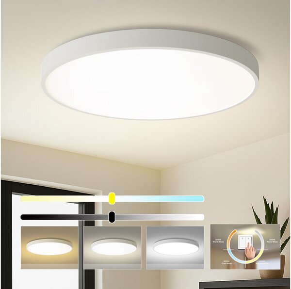 Brilagi - Plafonieră POOL LED/128W/230V 3000/4000/6000K diam. 100 cm albă