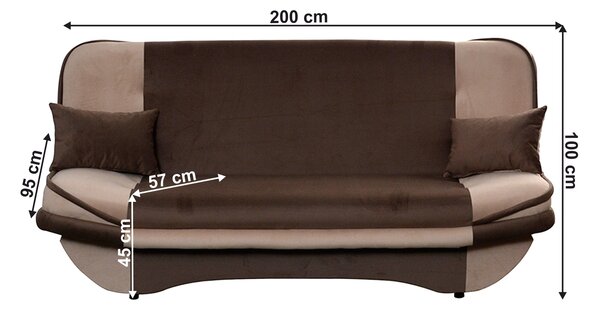 Canapea extensibilă Gapo (soro 23 + soro 28) . 1063859