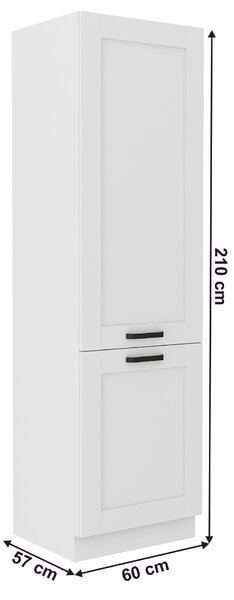 Dulap pentru frigider încorporat Lesana 1 (alb) 60 LO-210 2F . 1063920