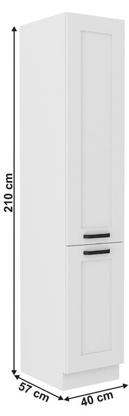 Dulap înalt Lesana 1 (alb) 40 DK-210 2F. 1063922