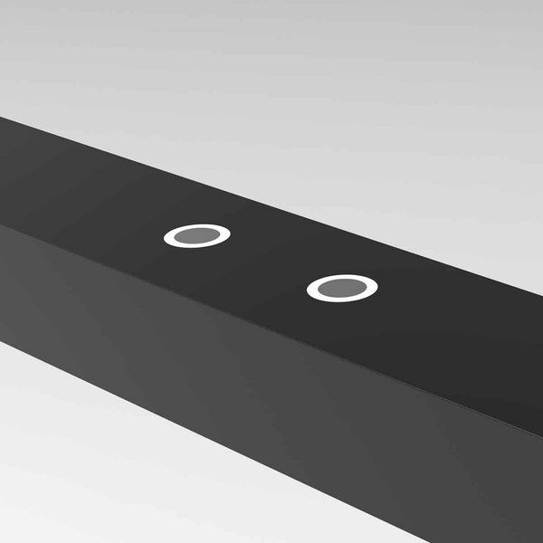 Steinhauer Lampă suspendată LED Bande, sus/jos, negru, 120 cm, CCT, dimabil, reglabil, Negru, Camera de zi / sufragerie, Metal, Modern