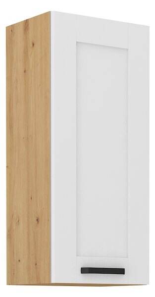 Dulap superior Lesana 2 (alb + stejar artisan) 40 G-90 1F . 1063970